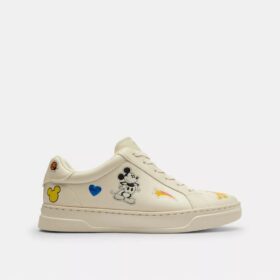 Sticker Baskılı Disney X Coach Bilekli Sneaker’lar