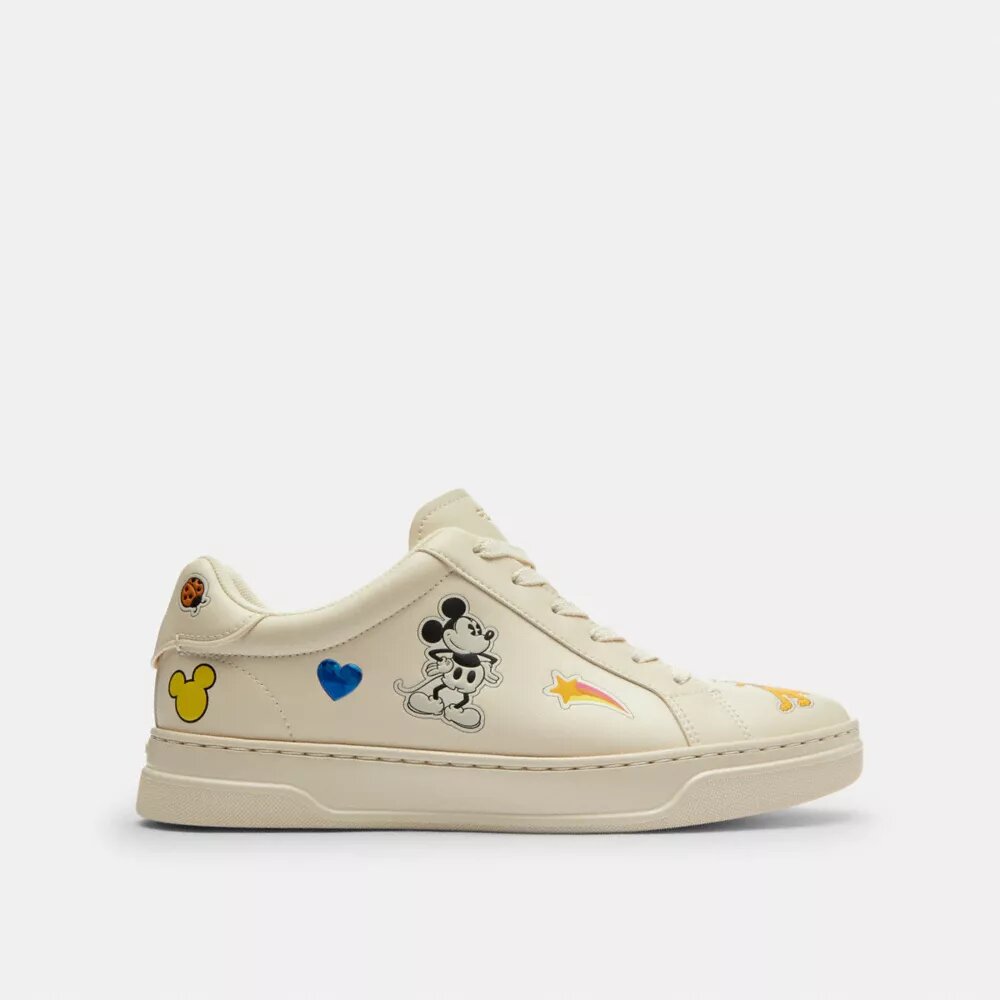 Sticker Baskılı Disney X Coach Bilekli Sneaker'lar