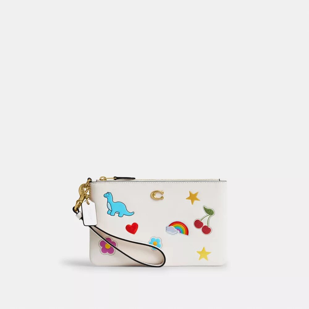 Sticker Desenli Essential Küçük Bileklik Çantası