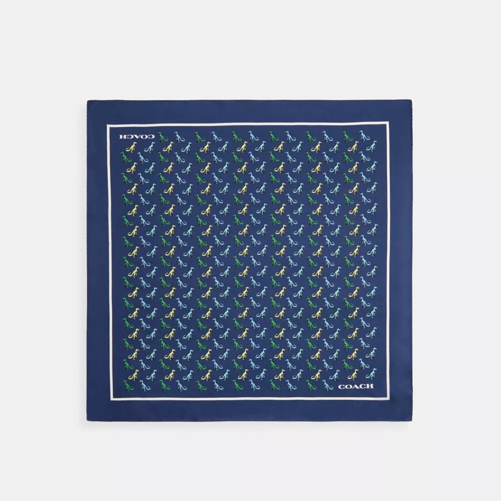T-Rex Desenli İpek Bandana