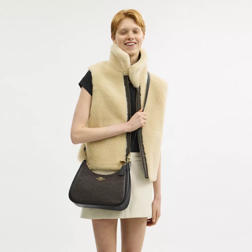 Teri Hobo Çanta, Signature Canvas