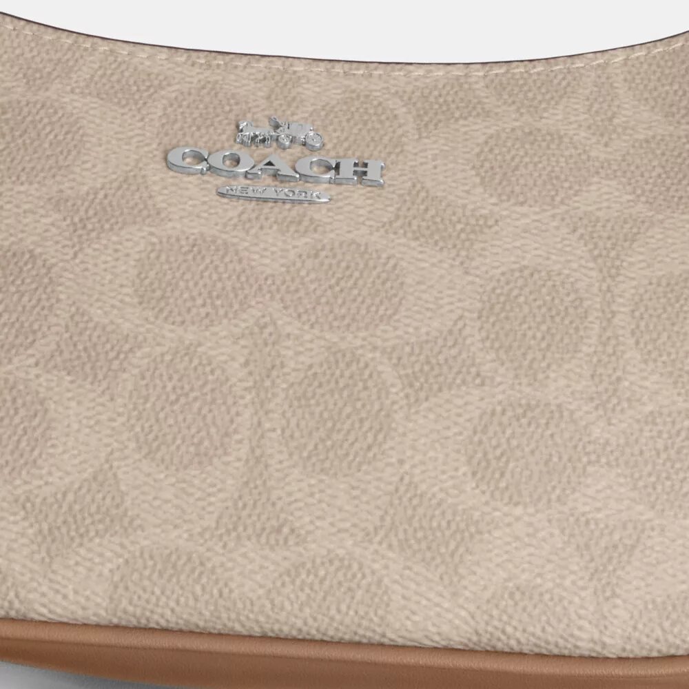 Teri Mini Çapraz Çanta, Signature Canvas