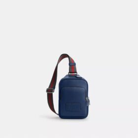 Varsity Çizgili Dokumalı Racer Sling Çanta