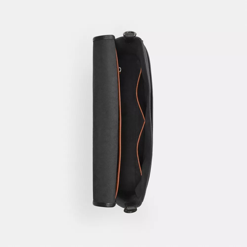 Yamalı Signature Canvas Hitch Messenger Çanta