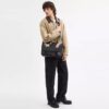 Yamalı Signature Canvas Hitch Messenger Çanta