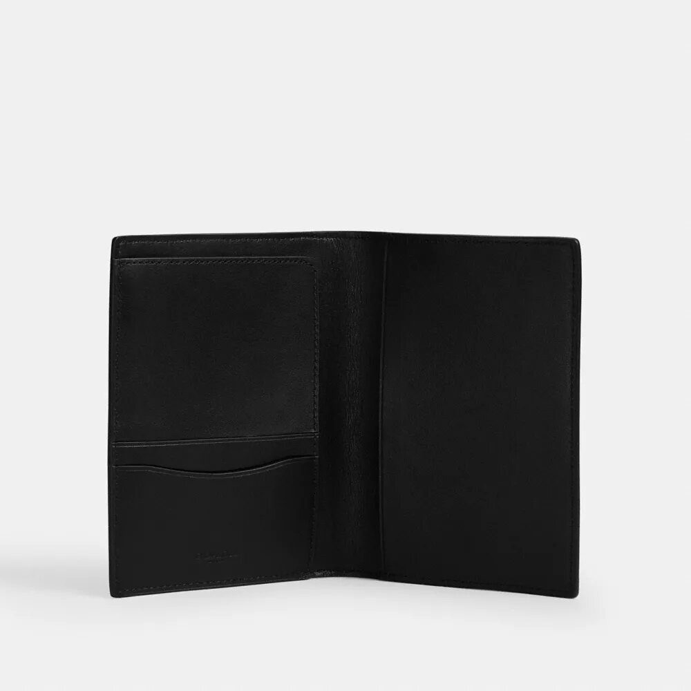 Yamalı Signature Canvas Pasaport Çantası