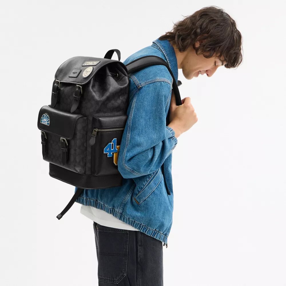 Yamalı Signature Canvas Sprint Sırt Çantası