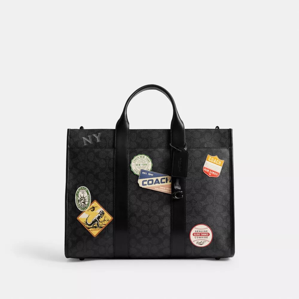 Yamalı Signature Canvas Wesley Tote