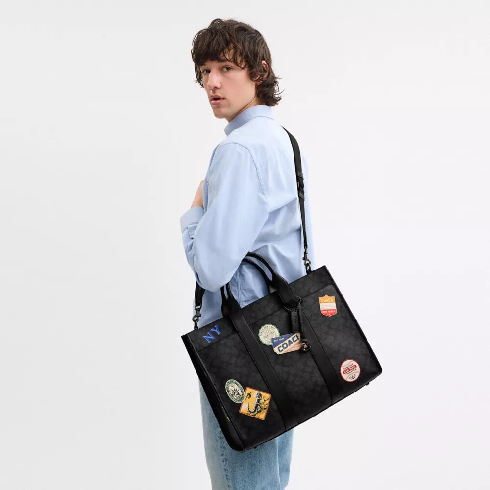 Yamalı Signature Canvas Wesley Tote