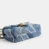 Yeniden Kullanılmış Denim Patchwork Kapitone Desenli Tabby Omuz Çantası 26