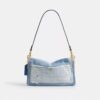Yeniden Kullanılmış Denim Patchwork'li Tabby Omuz Çantası 26