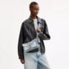 Yeniden Kullanılmış Denim Patchwork'li Tabby Omuz Çantası 26