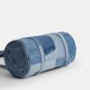 Yeniden İşlenmiş Denimden Kisslock Barrel Çanta 28
