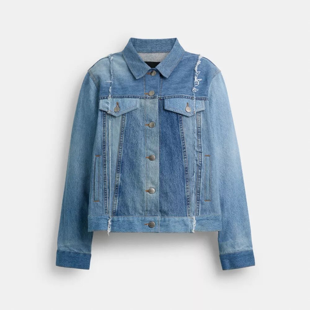 Yeniden Tasarlanmış Denim Ceket
