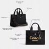 Yenilenebilir Pamuk Kanvas Üzerinde Mickey Mouse Desenli Disney X Coach Cargo Tote Çantası 26