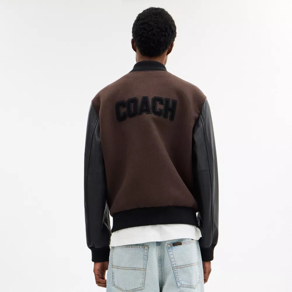 Yünlü Varsity Ceket