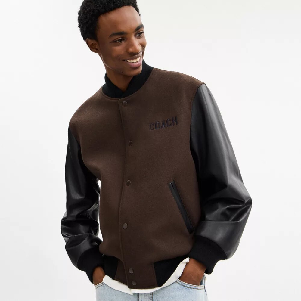 Yünlü Varsity Ceket