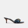 Özel Denim Patchwork Desenli Margot Sandaletler