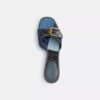Özel Denim Patchwork Desenli Margot Sandaletler