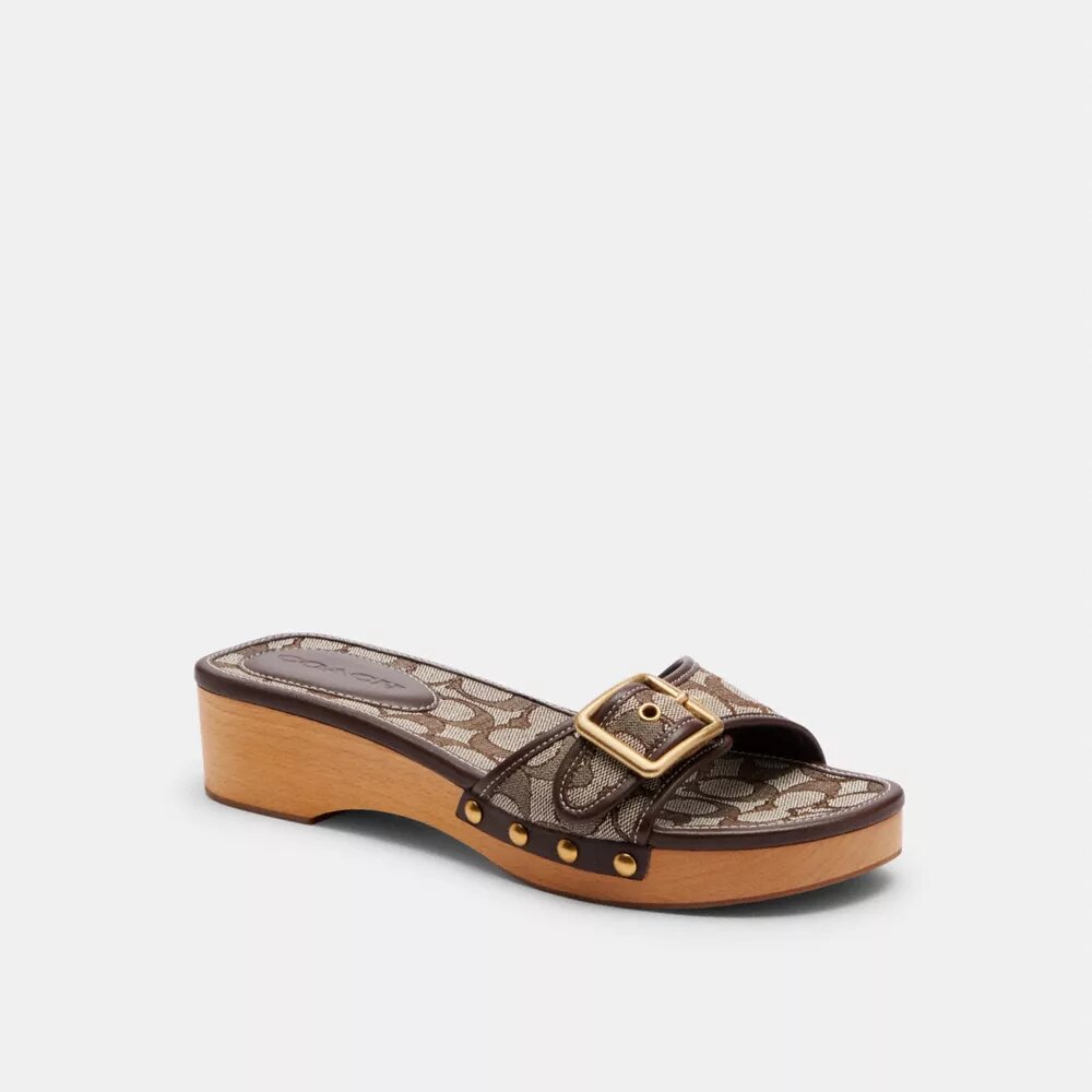 Özel Jakarlı Margot Ahşap Sandalet